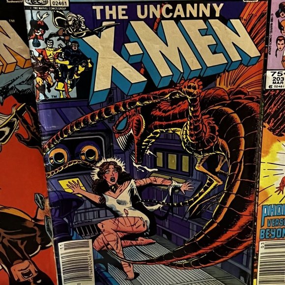 5 Marvel Uncanny X-MEN Comic Lot #158, 163, 293, 205, 207 Wolverine, Phoenix - Picture 4 of 6